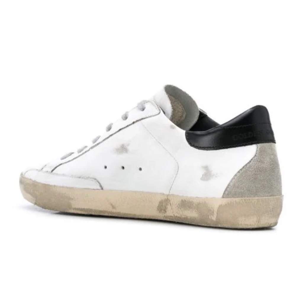Golden Goose Women’s Super-Star low-top sneakers in black/white - Picture 4 of 13